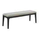 Garcia 6PC Dining Set with Table, 4 Chairs, and Bench in Black - Michael's Discount Furniture