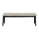 Garcia 6PC Dining Set with Table, 4 Chairs, and Bench in Black - Michael's Discount Furniture
