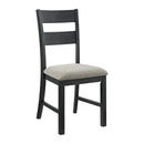 Garcia 5PC Dining Set with Table and 4 Chairs in Black - Michael's Discount Furniture