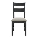 Garcia 5PC Dining Set with Table and 4 Chairs in Black - Michael's Discount Furniture