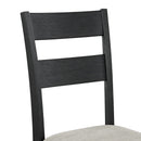 Garcia 6PC Dining Set with Table, 4 Chairs, and Bench in Black - Michael's Discount Furniture