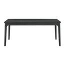 Garcia 6PC Dining Set with Table, 4 Chairs, and Bench in Black - Michael's Discount Furniture