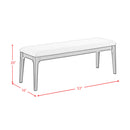 Garcia 6PC Dining Set with Table, 4 Chairs, and Bench in Black - Michael's Discount Furniture