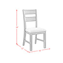Garcia 6PC Dining Set with Table, 4 Chairs, and Bench in Black - Michael's Discount Furniture