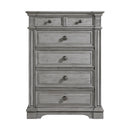 Glenmore 5-Drawer Chest in Aged Grey - Michael's Discount Furniture