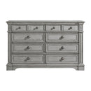 Glenmore 8-Drawer Dresser in Aged Grey - Michael's Discount Furniture