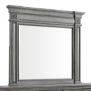Glenmore Dresser and Mirror Set in Aged Grey - Michael's Discount Furniture