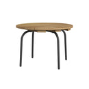 Grace Outdoor Seating 4PC Set - Black, Natural and Olefin Beige - Michael's Discount Furniture