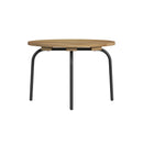 Grace Outdoor Seating 4PC Set - Black, Natural and Olefin Beige - Michael's Discount Furniture