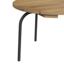 Grace Outdoor Seating 4PC Set - Black, Natural and Olefin Beige - Michael's Discount Furniture