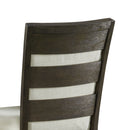Grady 6PC Dining Set (72" Table + 4 Chairs + Bench) in Brown