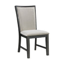 Grady Dining Slat Back Side Chair Black (2 Per Pack) - Michael's Discount Furniture