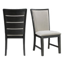Grady Dining Slat Back Side Chair Black (2 Per Pack) - Michael's Discount Furniture