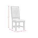 Gramercy 7PC Dining Set-Table and Six Tall Back Chairs - Michael's Discount Furniture