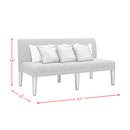 Gramercy 6PC Dining Set-Table, Four Chairs and Settee - Michael's Discount Furniture