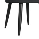 Halo Round Smart End Table in Black - Michael's Discount Furniture
