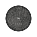 Halo Round Smart End Table in Black - Michael's Discount Furniture