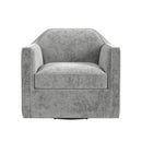 Hamlin Swivel Chair in Beamer Cement - Michael's Discount Furniture