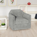 Hamlin Swivel Chair in Beamer Cement - Michael's Discount Furniture