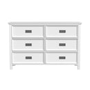 Hampton Kids 6-Drawer Dresser - Michael's Discount Furniture