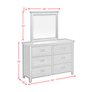 Hampton Kids Dresser and Mirror Set - Michael's Discount Furniture