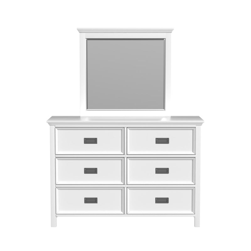 Hampton Kids Dresser and Mirror Set