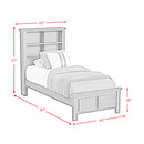 Hampton Kids Bookcase Bedroom Set