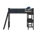 Hampton Kids Loft with Ladder and Desk with Speaker - Michael's Discount Furniture