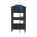 Hampton Kids Loft with Ladder and Desk with Speaker - Michael's Discount Furniture
