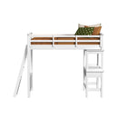 Hampton Kids Loft with Ladder and Desk with Speaker - Michael's Discount Furniture