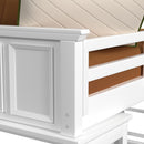 Hampton Kids Loft with Ladder and Desk with Speaker Bedroom Set - Michael's Discount Furniture