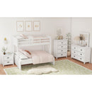Hampton Kids Over Bunk with Ladder - Michael's Discount Furniture