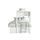 Hampton Kids Over Bunk with Ladder and Trundle - Michael's Discount Furniture