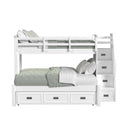 Hampton Kids Over Bunk with Staircase and Trundle - Michael's Discount Furniture