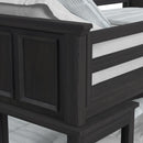 Hampton Kids Over Loft with Staircase and Desk with Speaker - Michael's Discount Furniture