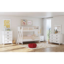 Hampton Kids Over Bunk with Ladder - Michael's Discount Furniture
