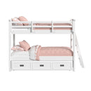 Hampton Kids Over Bunk with Ladder and Trundle - Michael's Discount Furniture