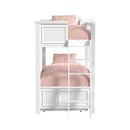 Hampton Kids Over Bunk with Ladder and Trundle - Michael's Discount Furniture