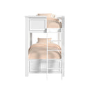 Hampton Kids Over Bunk with Ladder - Michael's Discount Furniture