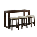 Hardy Occasional Bar Table Single Pack (Table + Three Stools) - Michael's Discount Furniture