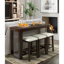 Hardy Occasional Bar Table Single Pack (Table + Three Stools) - Michael's Discount Furniture