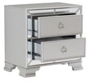 Avondale Nightstand in Silver 1646-4 - Michael's Discount Furniture