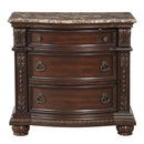 Cavalier Nightstand in Dark Cherry 1757-4 - Michael's Discount Furniture