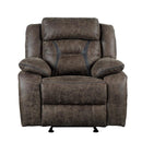 Madrona Glider Reclining Chair in Dark Brown 9989DB-1 - Michael's Discount Furniture