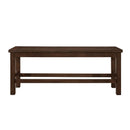 Schleiger Counter Height Bench in Dark Brown 5400-24BH - Michael's Discount Furniture