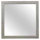Mandan Mirror in Weathered Gray 1910GY-6 - Michael's Discount Furniture