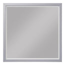 Wellsummer Mirror in Gray 1803GY-6 - Michael's Discount Furniture
