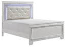 Allura Full Panel Bed in White 1916FW-1 - Michael's Discount Furniture