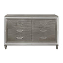 Tamsin Dresser in Silver Grey Metallic 1616-5 - Michael's Discount Furniture