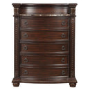 Cavalier Chest in Dark Cherry 1757-9 - Michael's Discount Furniture